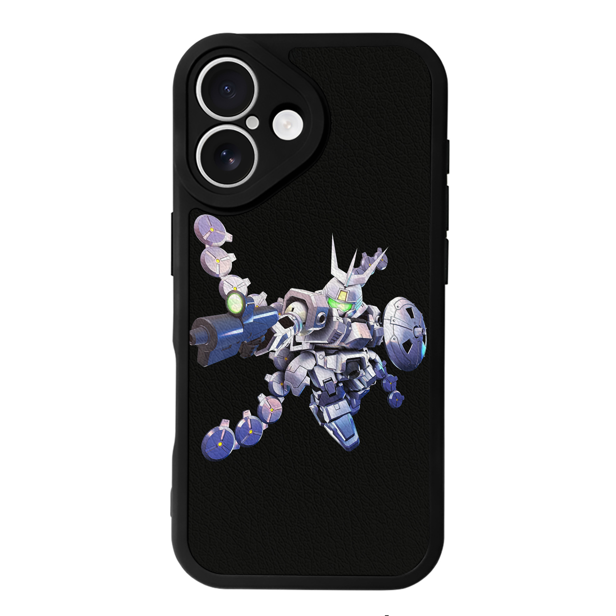 （画像用） 機動戦士ガンダム Mobile Suit Gundam 【iPhone 16シリーズ対応】シリコンスマホケース（レザー調） 材質：シリコン